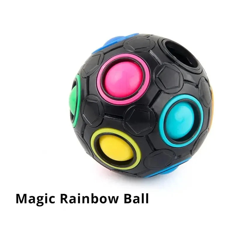 Magic Rainbow Ball Creative Magic Spheric Cube Puzzle Antistress Fidgets Toys fo Adults Stress Relief children's toy gift