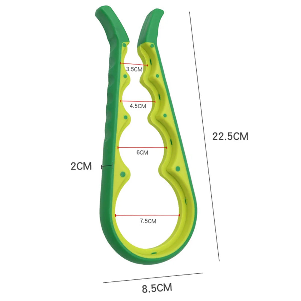 1PCS Jar Opener 4-in-1 Multifunction Screw Cap Jar Lid Openers Manual Tool Can Opener Bottle Can Lid Grip Wrench Kitchen Gadgets