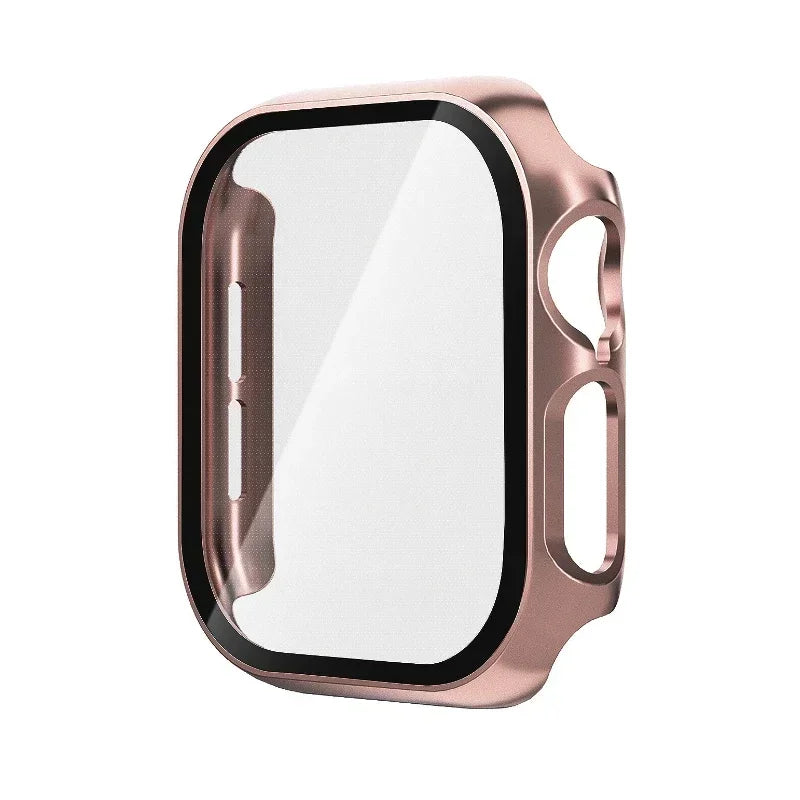 Tempered Glass+Cover For Apple Watch 10 42mm 46mm Matte Hard PC bumper Screen Protector Case iWatch series 10 42/46 Accessories