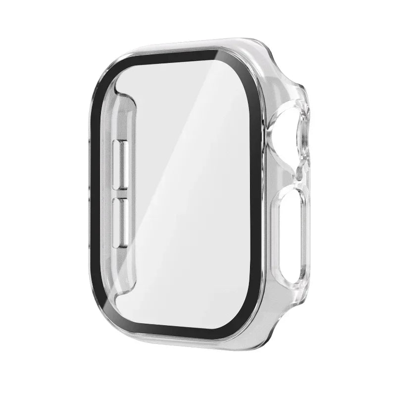 Tempered Glass+Cover For Apple Watch 10 42mm 46mm Matte Hard PC bumper Screen Protector Case iWatch series 10 42/46 Accessories