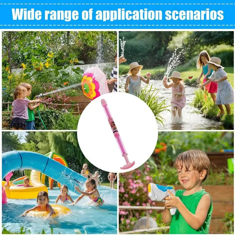 Water Soaker Water Toys Outside Large Capacity Lightweight Pull-Out Type Refillable Long-Range Soaker for Summer Outdoor