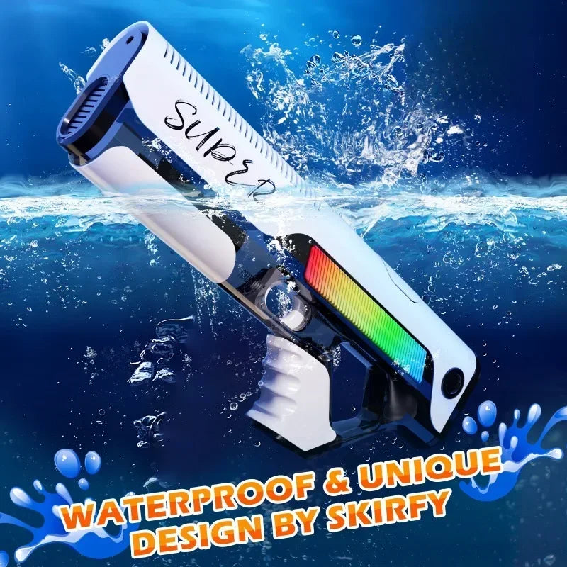 Electric Water Guns for Adults Powerful Squirt Automatic Water Suction Water Blasters Summer Outdoor Beach Toy for Children Gift