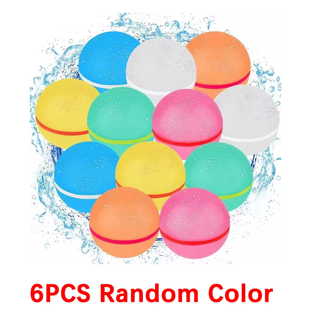 Reusable Water Balloon Magnetic Self Sealing Rapid Fill Water Balloons Outdoor Summer Toys For Kids Adults Water Ball Fight Game