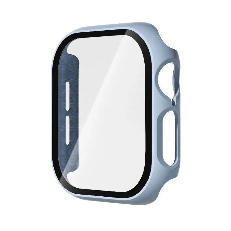 Tempered Glass+Cover For Apple Watch 10 42mm 46mm Matte Hard PC bumper Screen Protector Case iWatch series 10 42/46 Accessories