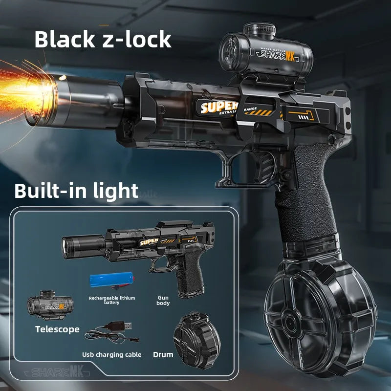 Electric Water Guns for Adults Powerful Squirt Automatic Water Suction Water Blasters Summer Outdoor Beach Toy for Children Gift