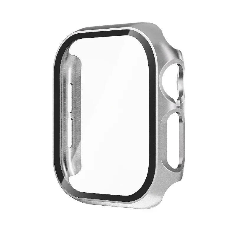 Tempered Glass+Cover For Apple Watch 10 42mm 46mm Matte Hard PC bumper Screen Protector Case iWatch series 10 42/46 Accessories