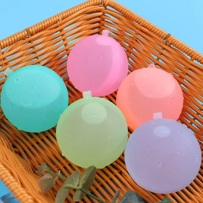 10-30Pcs Reusable Water Balloons for Kids Adults Outdoor Activities, Kids Pool Beach Bath Toys Water Bomb for Summer Games