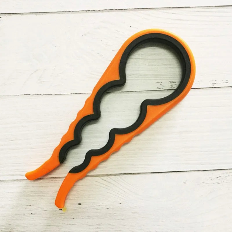 1PCS Jar Opener 4-in-1 Multifunction Screw Cap Jar Lid Openers Manual Tool Can Opener Bottle Can Lid Grip Wrench Kitchen Gadgets