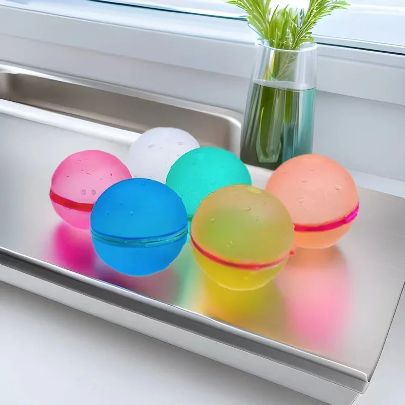 10-30Pcs Reusable Water Balloons for Kids Adults Outdoor Activities, Kids Pool Beach Bath Toys Water Bomb for Summer Games