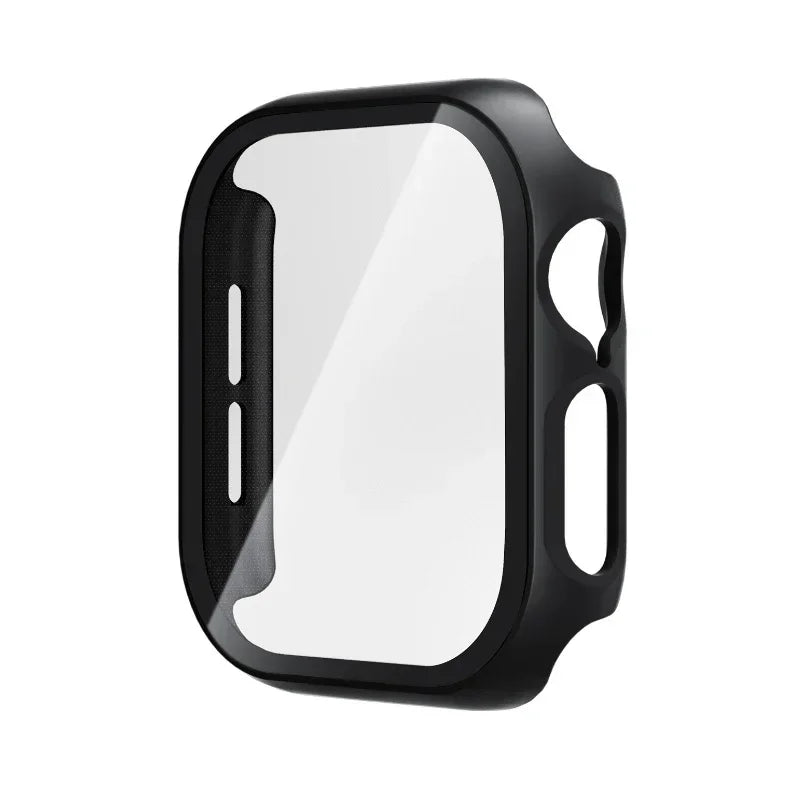 Tempered Glass+Cover For Apple Watch 10 42mm 46mm Matte Hard PC bumper Screen Protector Case iWatch series 10 42/46 Accessories