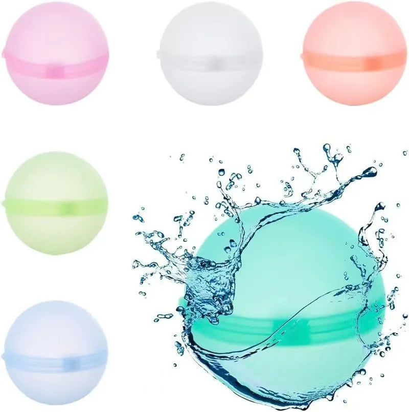10-30Pcs Reusable Water Balloons for Kids Adults Outdoor Activities, Kids Pool Beach Bath Toys Water Bomb for Summer Games