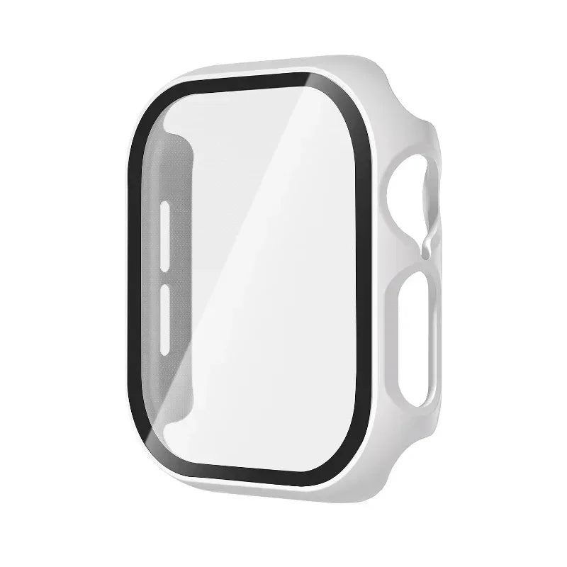 Tempered Glass+Cover For Apple Watch 10 42mm 46mm Matte Hard PC bumper Screen Protector Case iWatch series 10 42/46 Accessories