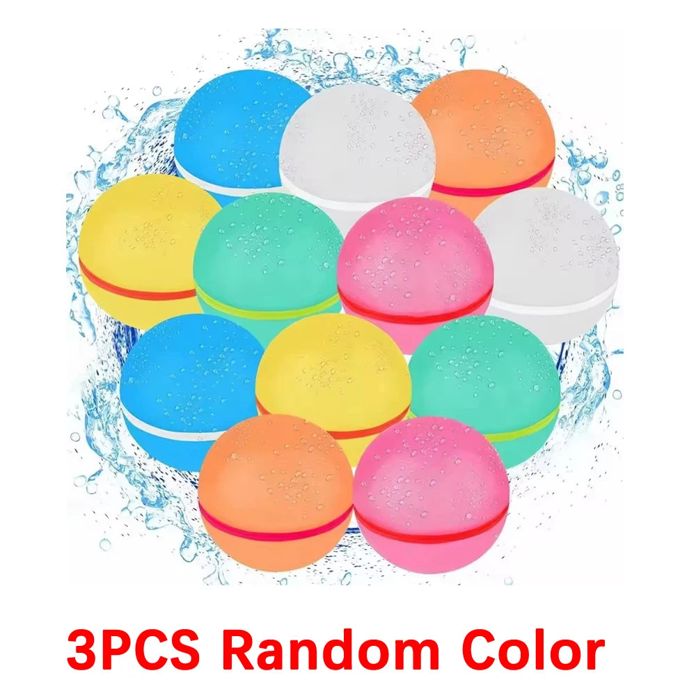 Reusable Water Balloon Magnetic Self Sealing Rapid Fill Water Balloons Outdoor Summer Toys For Kids Adults Water Ball Fight Game