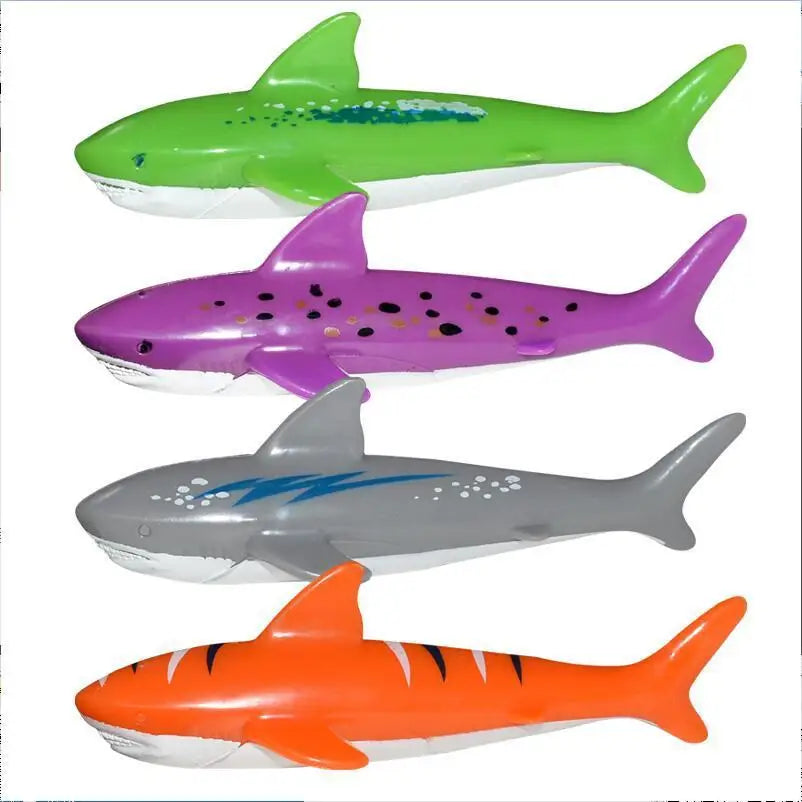 Kids Summer Shark Rocket Throwing Toy Swimming Pool Dive Game Water Fun Games Pool Toys Baby Water Educational Bath Toys Gifts