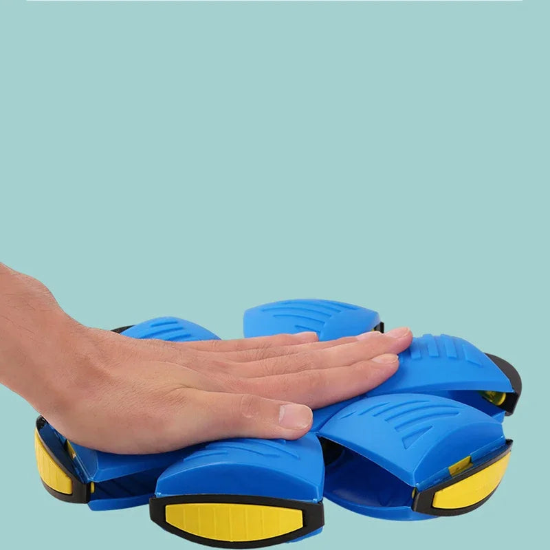 Pet Magic UFO Ball Dog Treading Ball Foot Treading Ball Light Deformation Vent To Decompress Parent-Child Interaction