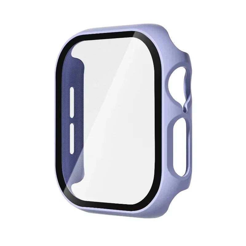 Tempered Glass+Cover For Apple Watch 10 42mm 46mm Matte Hard PC bumper Screen Protector Case iWatch series 10 42/46 Accessories